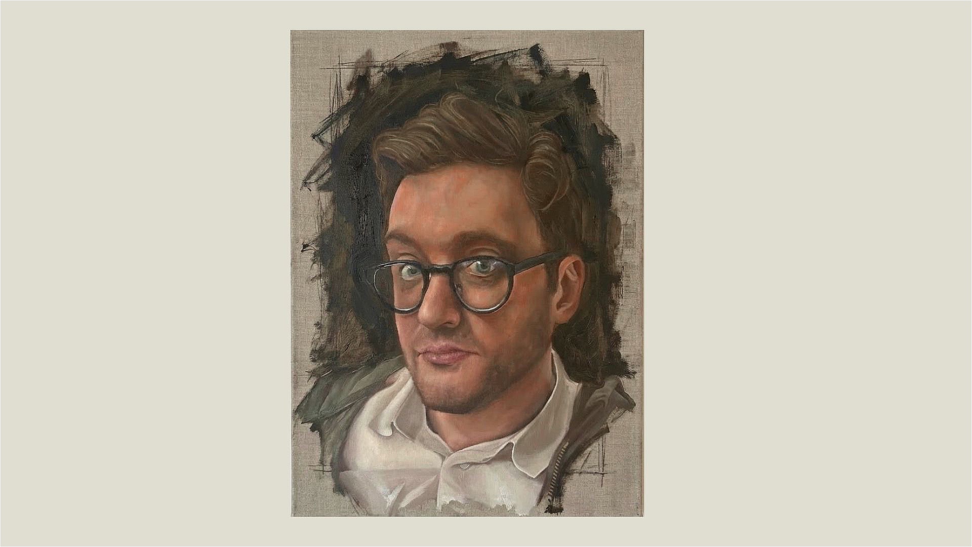 a self portrait of Tom Neenan