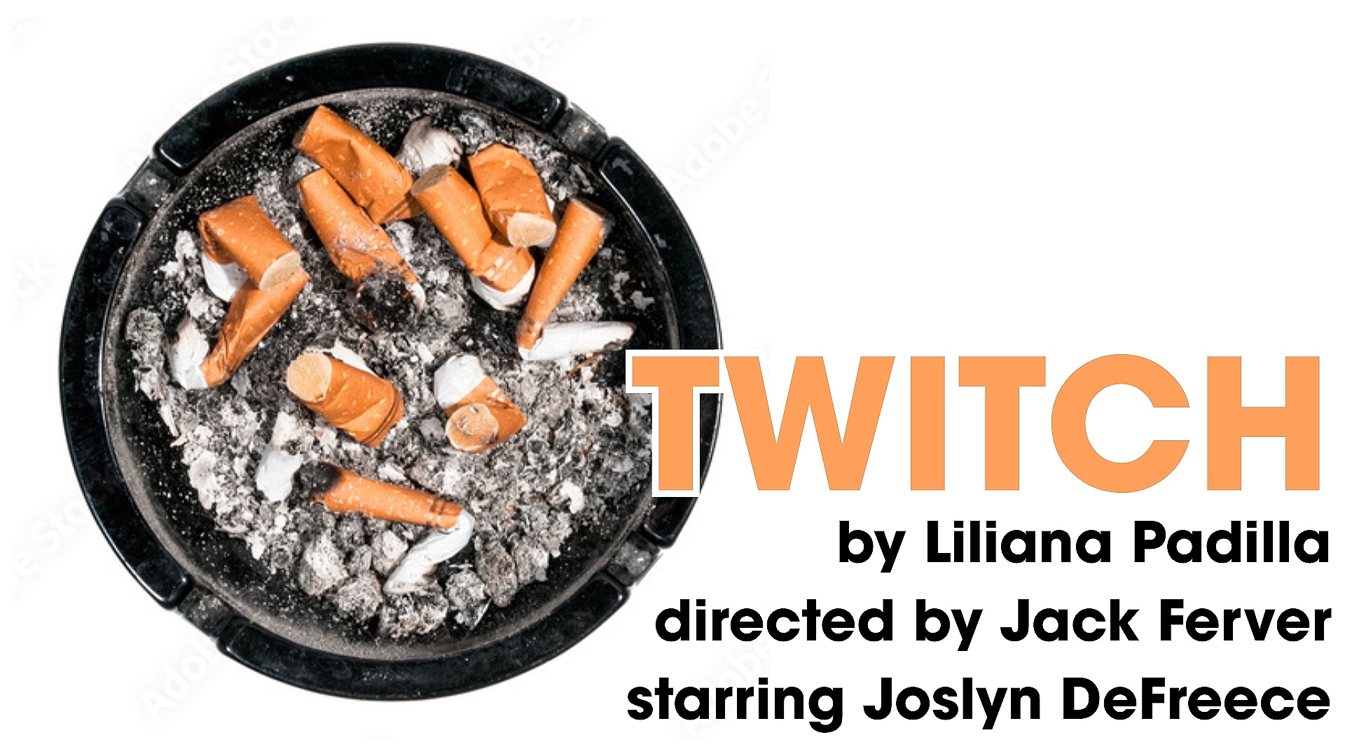 A dirty full ashtray littered with cigarettes.
