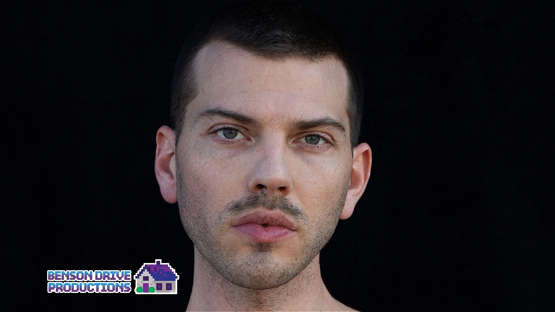 A headshot of the artist, Mur, with Benson Drive Productions' logo in the corner.